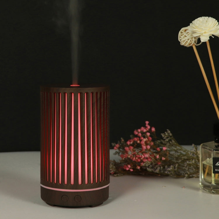 200ml Hollow-out Forest Pattern Wooden Essential Oil Aromatherapy Machine Ultrasonic Humidifier