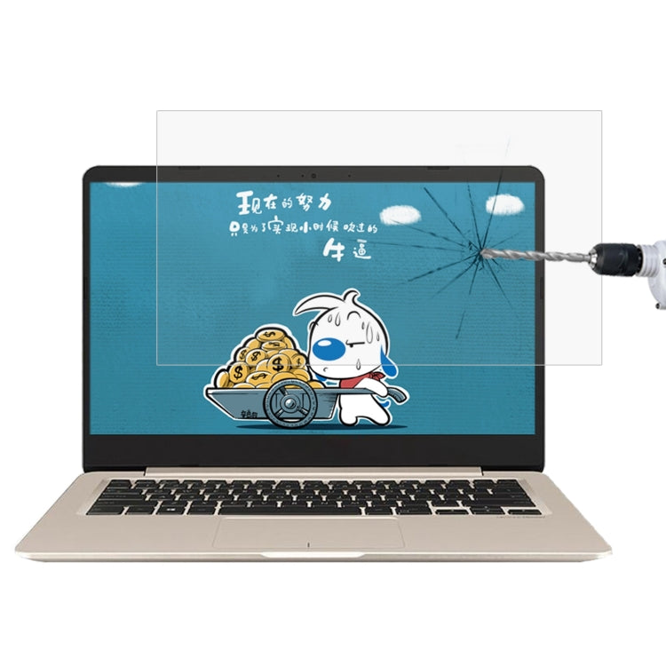 Laptop Screen HD Tempered Glass Protective Film, For Asus E406MA 14 inch, For Asus R421 14 inch, For Asus VivoBook14 14 inch, For Asus VivoBook14 F 14 inch, For Asus VivoBook14 X 14 inch, For Asus VivoBook14s 14 inch, For Asus Y406UA8250 14 inch
