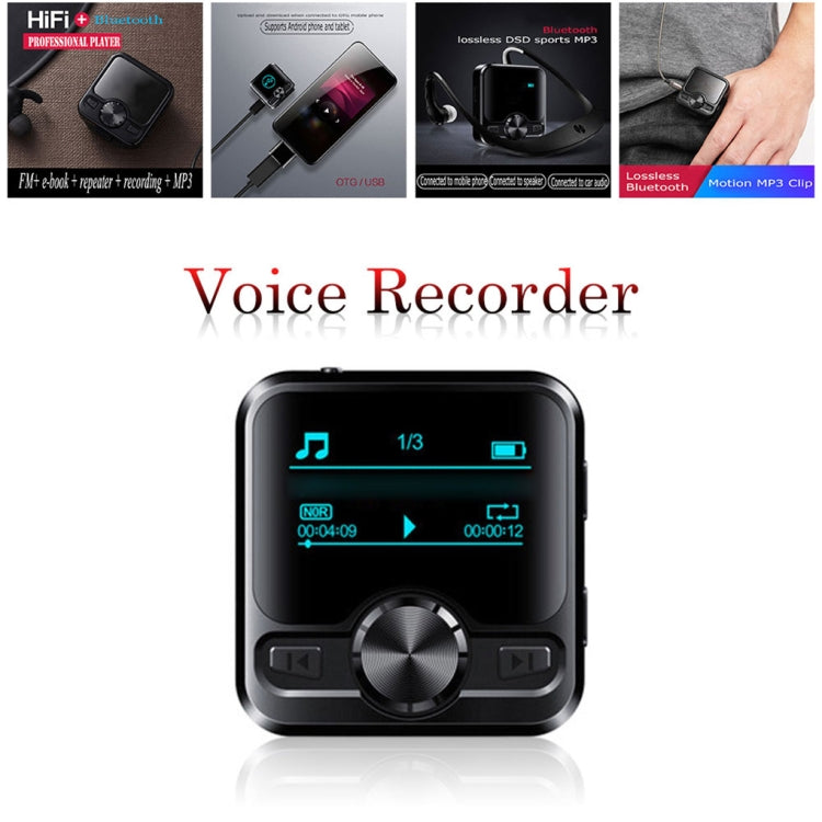 M9 AI Intelligent High-definition Noise Reduction Voice Control Recorder Ebook Bluetooth MP3 Player