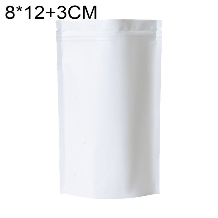 100 PCS/Set Matte Aluminum Foil Snack Stand-up Pouch