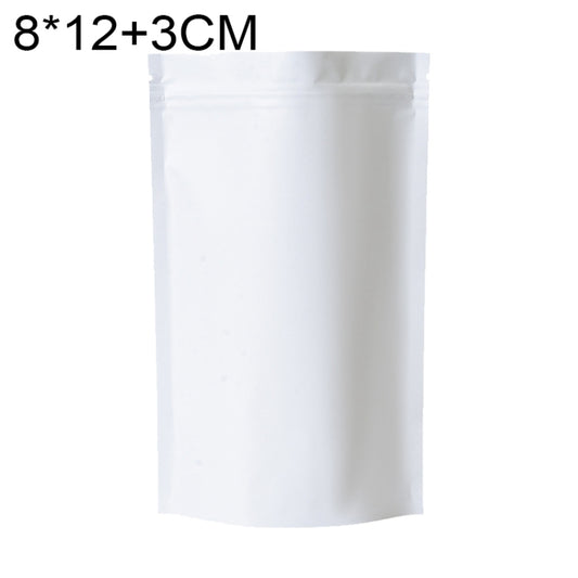 100 PCS/Set Matte Aluminum Foil Snack Stand-up Pouch