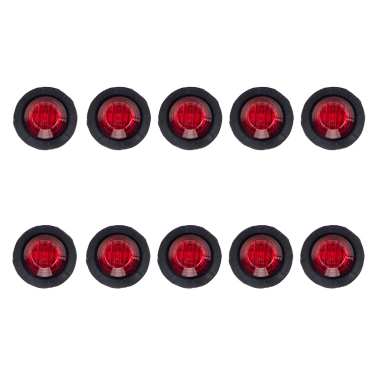 10 in 1 Truck Trailer LED Round Side Marker Lamp