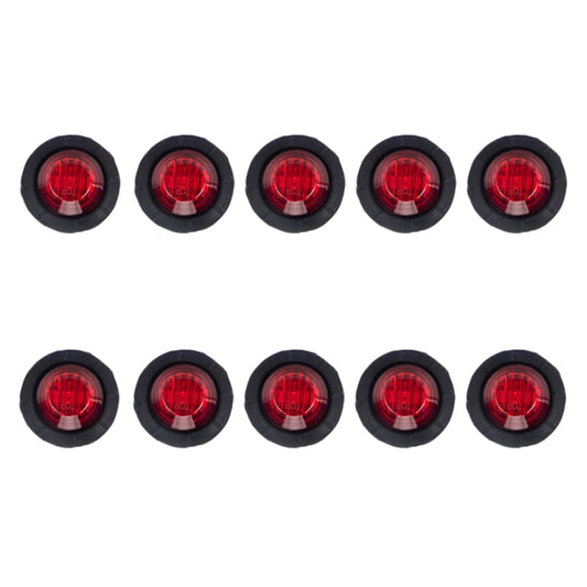 10 in 1 Truck Trailer LED Round Side Marker Lamp