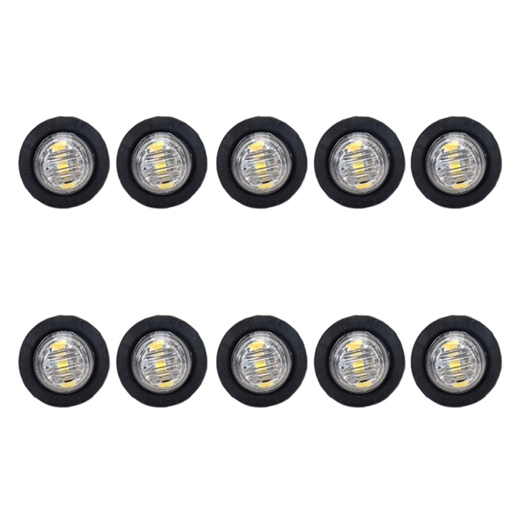 10 in 1 Truck Trailer LED Round Side Marker Lamp