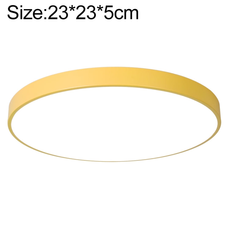 Macaron LED Round Ceiling Lamp, 3-Colors Light