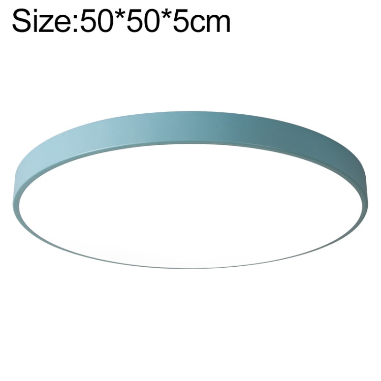 Macaron LED Round Ceiling Lamp, 3-Colors Light