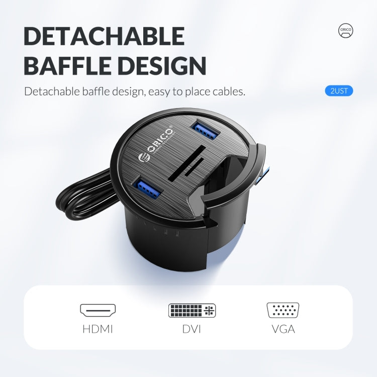 ORICO DESK-4U-BK 4 USB3.0 Port Multifunction Desktop Hub