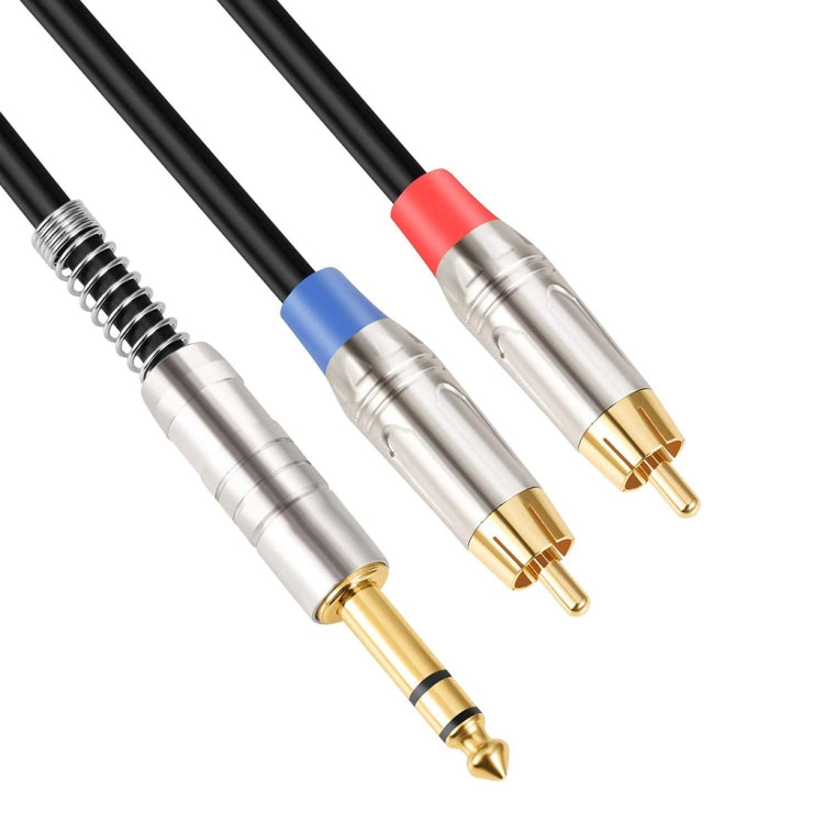 6.35mm Male to Dual RCA Male Audio Cable