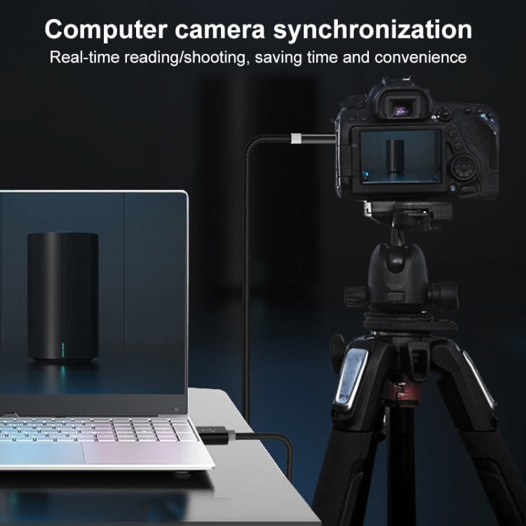 5 PCS Mini USB to USB A Woven Data / Charge Cable for MP3, Camera, Car DVR