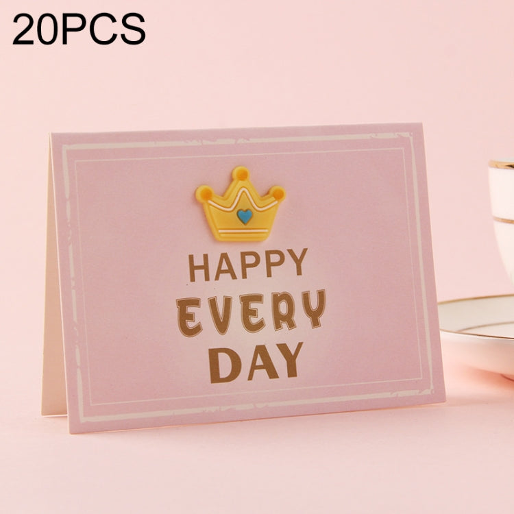 20 PCS 3D Holiday Blessing And Thanksgiving Card