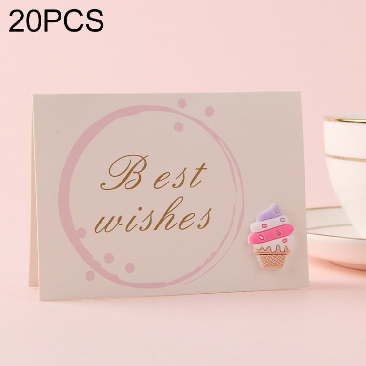 20 PCS 3D Holiday Blessing And Thanksgiving Card