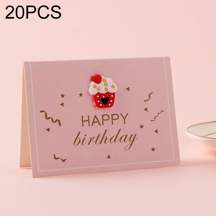 20 PCS 3D Holiday Blessing And Thanksgiving Card
