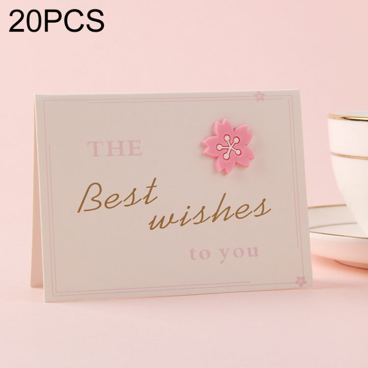 20 PCS 3D Holiday Blessing And Thanksgiving Card