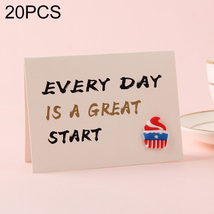 20 PCS 3D Holiday Blessing And Thanksgiving Card