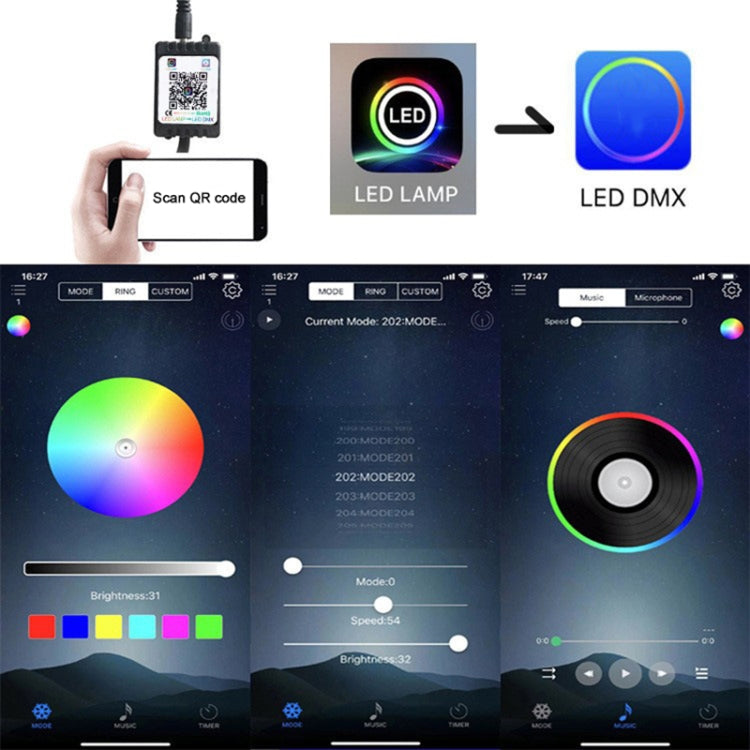 Car Modification Symphony Voice Control LED Chassis Lights