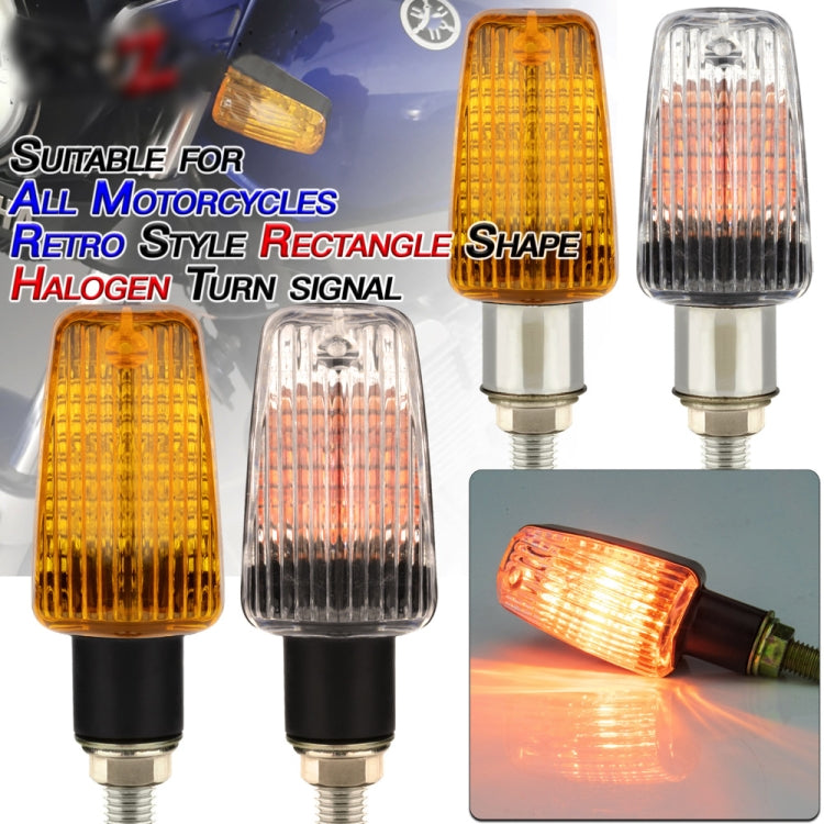 2 PCS PE-ZS102 Motorcycle Retro Style Turn Signal Light