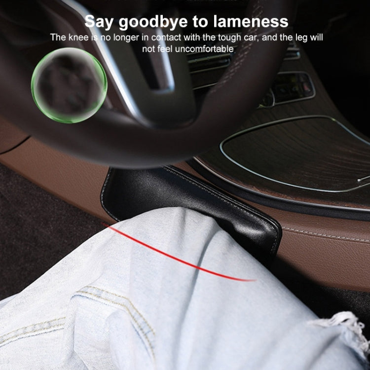 2 PCS Car Non-slip Soft Floor Protector Carpet Floor Mat Knee Bolster