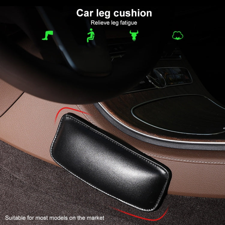 2 PCS Car Non-slip Soft Floor Protector Carpet Floor Mat Knee Bolster