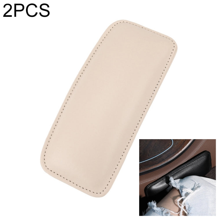 2 PCS Car Non-slip Soft Floor Protector Carpet Floor Mat Knee Bolster