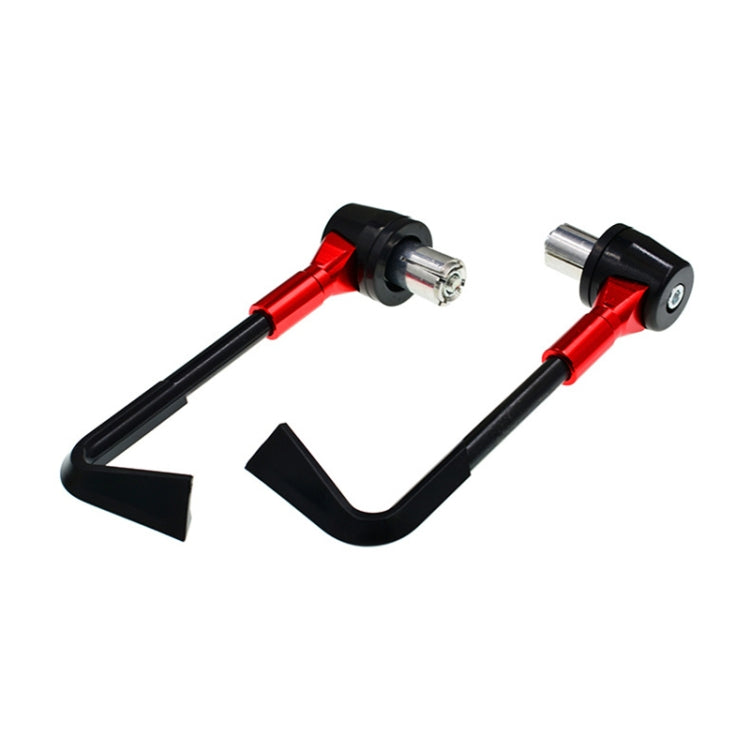 2 PCS Universal 22mm Shockproof Protection Rod CNC Horn Shape Handbrake Motorcycle Modification Accessories
