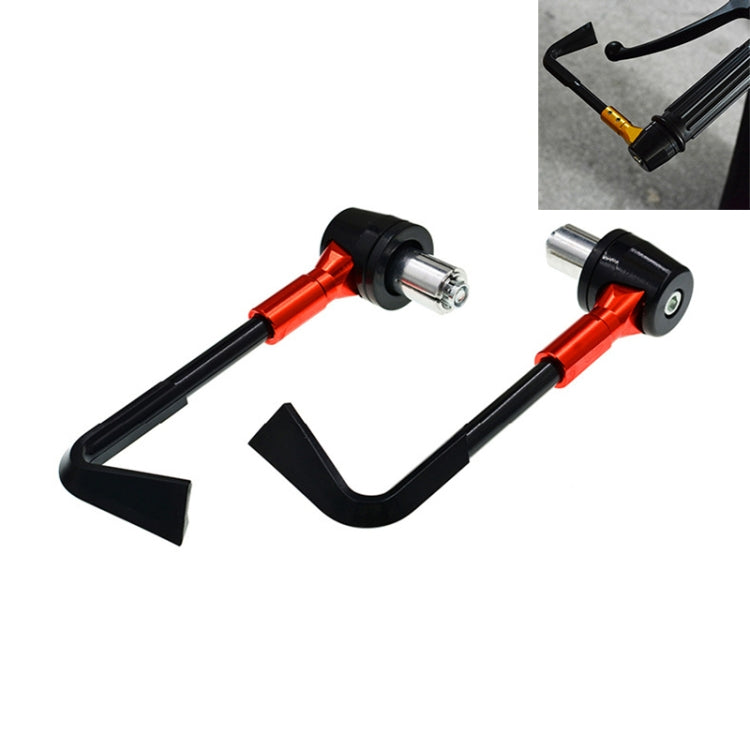 2 PCS Universal 22mm Shockproof Protection Rod CNC Horn Shape Handbrake Motorcycle Modification Accessories