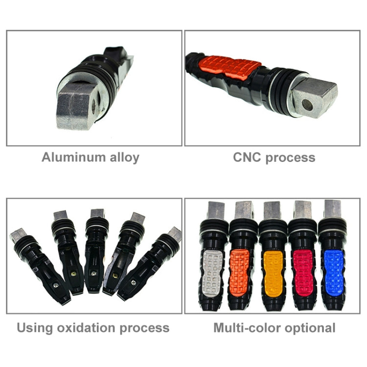 Universal Motor Bike Footpegs Foot Rests Rear Pedals Set Motorcycle Modification Accessories