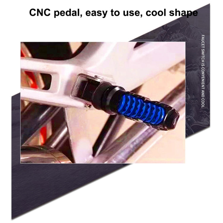 Universal Motor Bike Footpegs Foot Rests Rear Pedals Set Motorcycle Modification Accessories