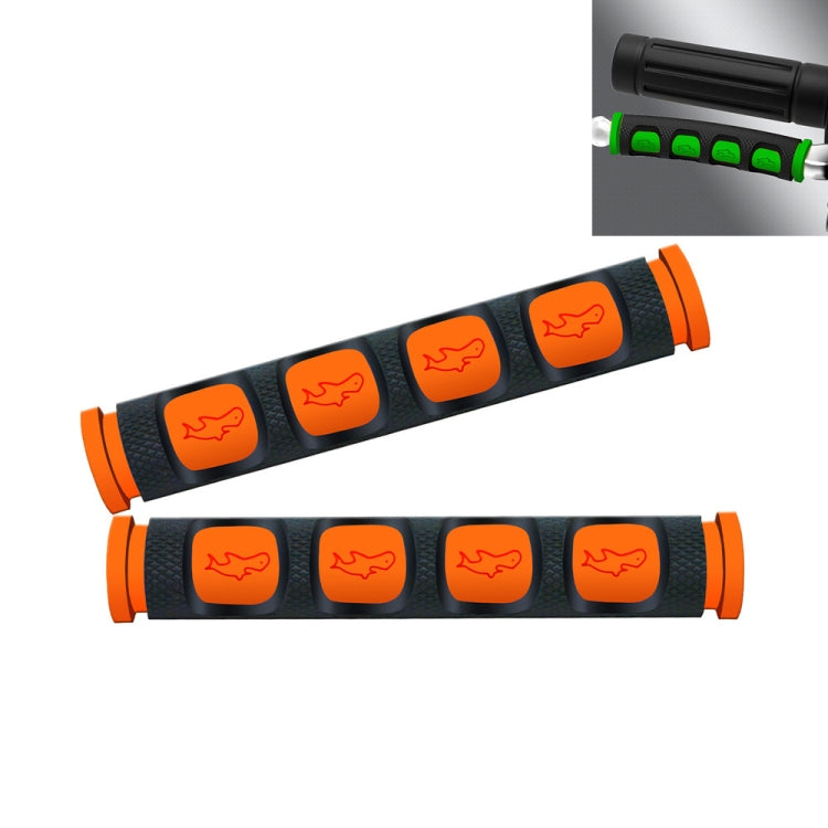 2 PCS Motorcycle Modification Accessories PVC Horn ShapeHand Grip Cover Handlebar Set