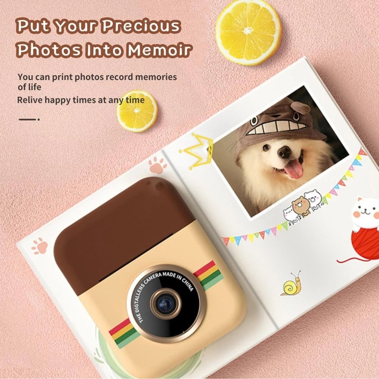 No Memory Card CP08 2.4 inch IPS HD Screen Children Instant Camera