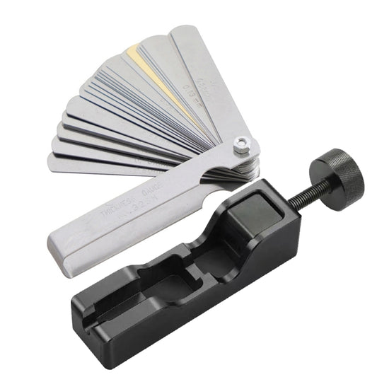 Car Universal Spark Plug Gap Tool with Feeler Gauge for Most 10mm 12mm 14mm 16mm Spark Plugs, with Feeler Gauge (Black)