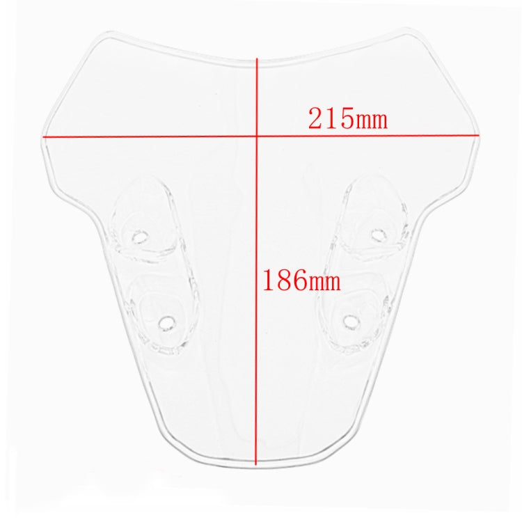 Motorcycle Airflow Deflector Windshield for Yamaha MT-07 2021