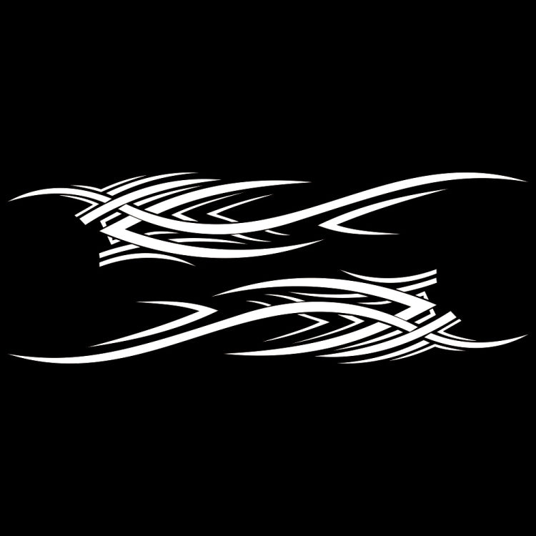 2 PCS/Set D-503 Totem Pattern Car Modified Decorative Sticker