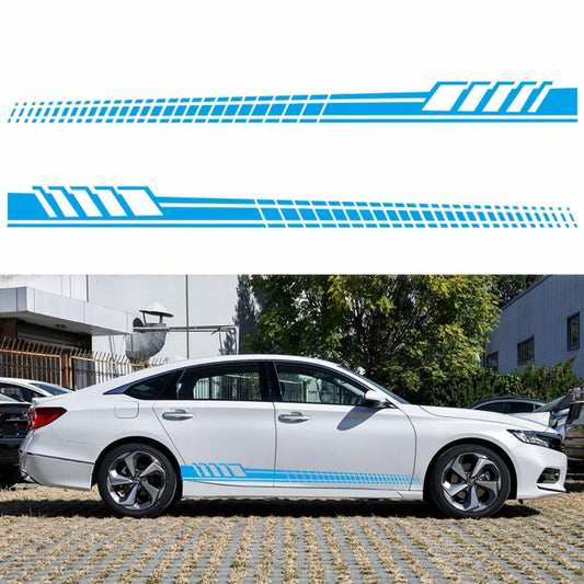 2 PCS/Set D-707 Striped Totem Pattern Car Modified Decorative Sticker