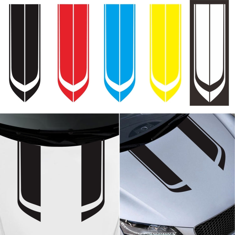 D-711 Stripe Pattern Car Modified Hood Decorative Sticker