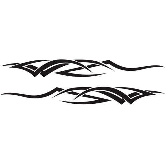 2 PCS/Set D-731 Totem Pattern Car Modified Decorative Sticker