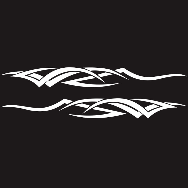 2 PCS/Set D-731 Totem Pattern Car Modified Decorative Sticker