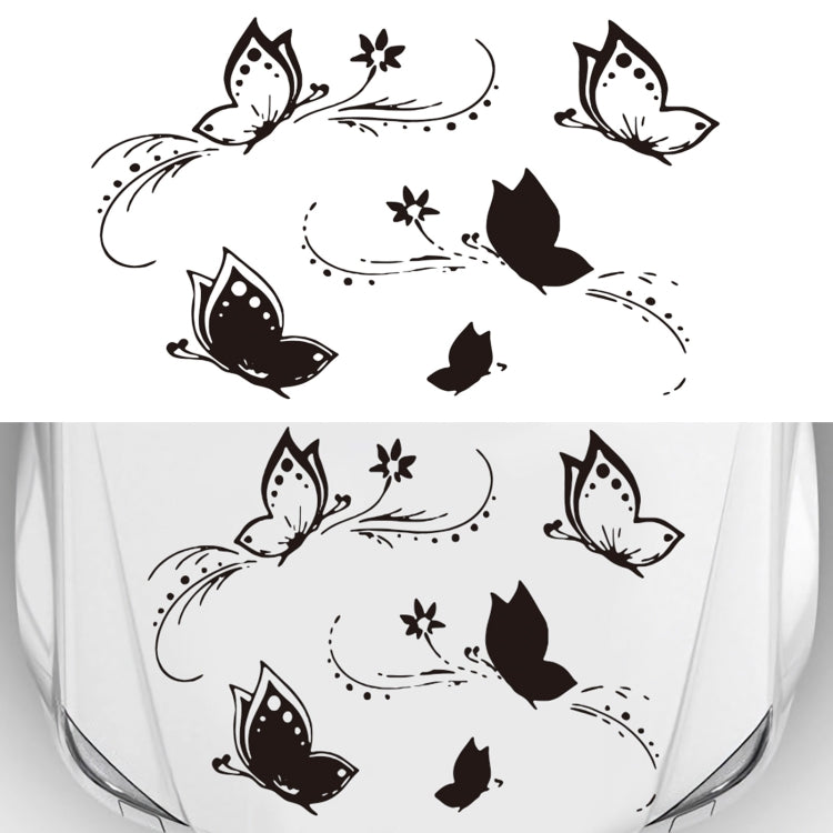 D-907 Butterflies Pattern Car Modified Decorative Sticker
