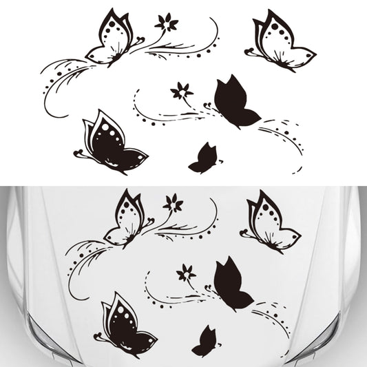 D-907 Butterflies Pattern Car Modified Decorative Sticker