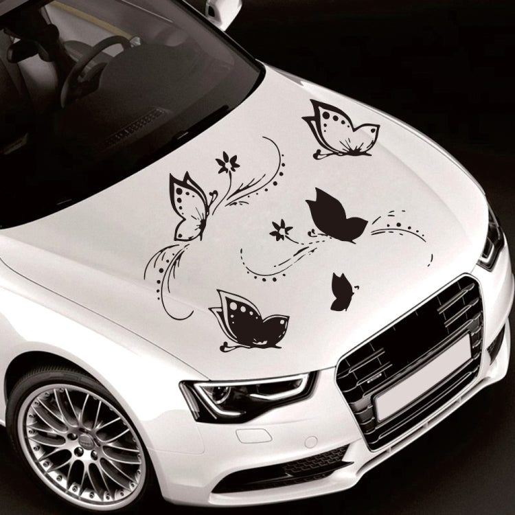 D-907 Butterflies Pattern Car Modified Decorative Sticker