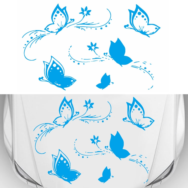 D-907 Butterflies Pattern Car Modified Decorative Sticker