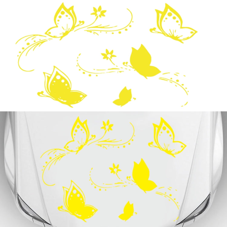 D-907 Butterflies Pattern Car Modified Decorative Sticker