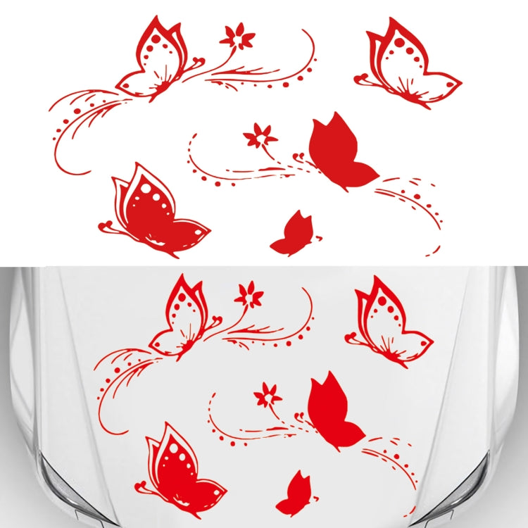 D-907 Butterflies Pattern Car Modified Decorative Sticker