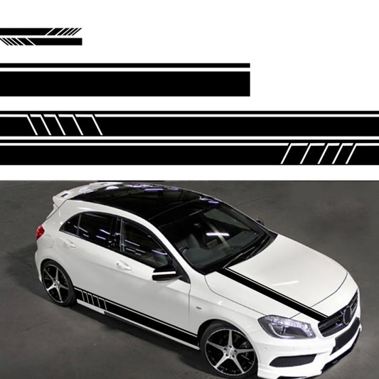 D-930 Lines Pattern Car Modified Decorative Sticker