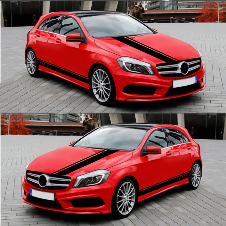 D-930 Lines Pattern Car Modified Decorative Sticker