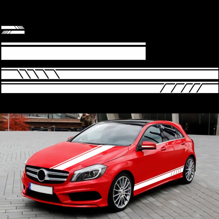 D-930 Lines Pattern Car Modified Decorative Sticker