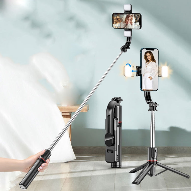 L13D Bluetooth Remote Control Detachable Fill Light Tripod Selfie Stick Phone Holder