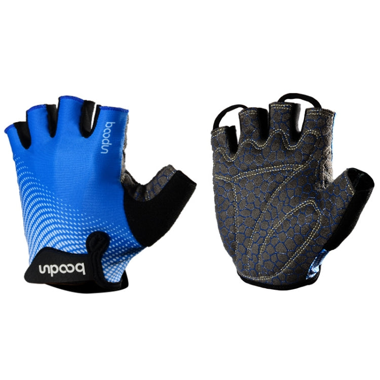 BOODUN 1096 Non-slip Wear-resistant Breathable Fitness Sports Silicone Gloves