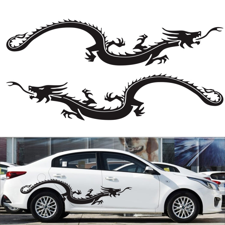 2 PCS/Set D-965 Dragon Pattern Car Modified Decorative Sticker