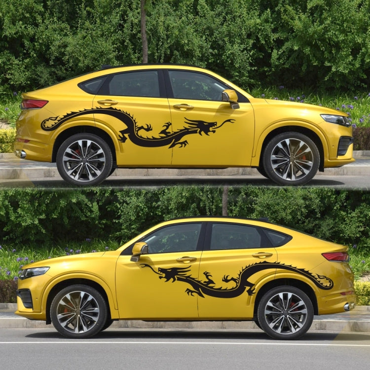2 PCS/Set D-965 Dragon Pattern Car Modified Decorative Sticker