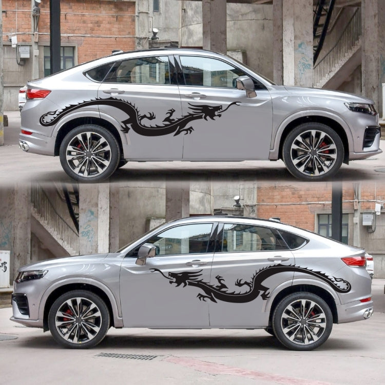 2 PCS/Set D-965 Dragon Pattern Car Modified Decorative Sticker
